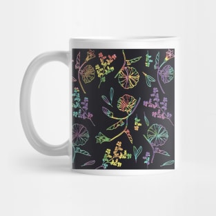 lowkey gay flower pattern Mug